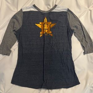 Woman’s 3/4 Sleeve Houston Astros Top